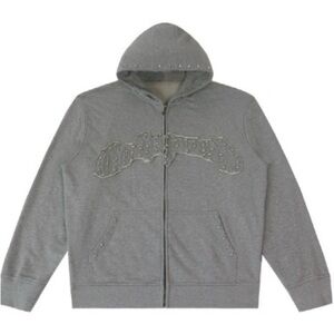 Stylish Gray Zip-Up Men's Jacket